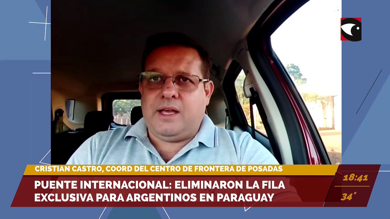 Continúan las demoras en el Puente Internacional Posadas-Encarnación. Entrevista con Cristian Castro, coordinador del Centro de Fronteras de Posadas.