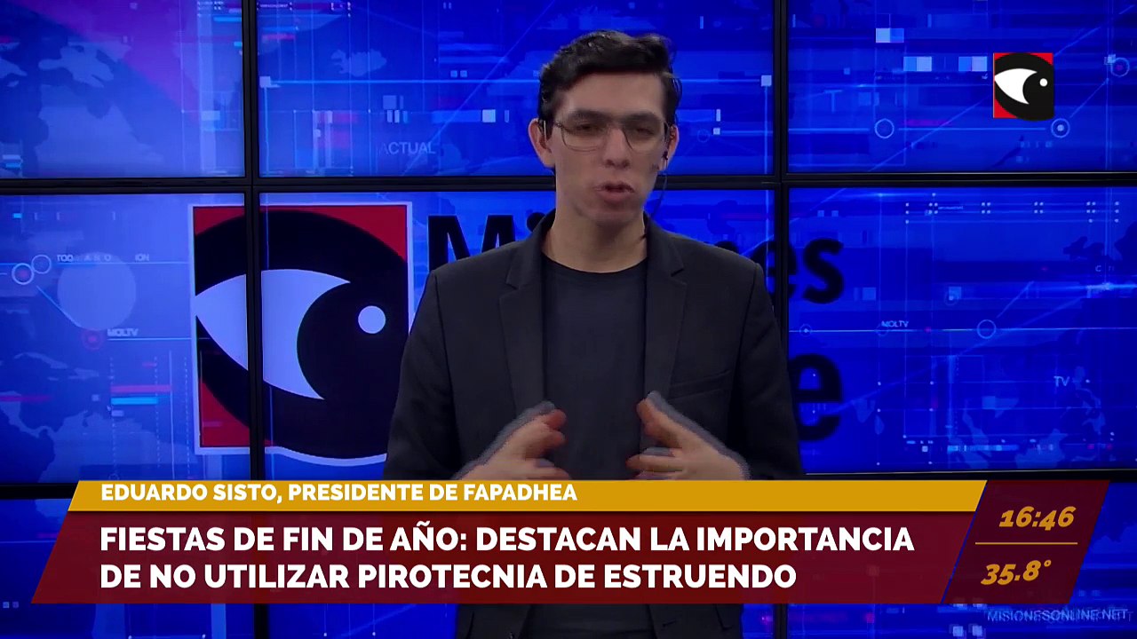 Fiestas de Fin de Año: Destacan la importancia de no utilizar pirotecnia de estruendo. Entrevista con Eduardo Sisto, presidente de FAPADHEA.