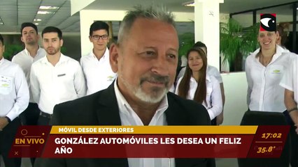 González Automóviles les desea un feliz Año Nuevo.