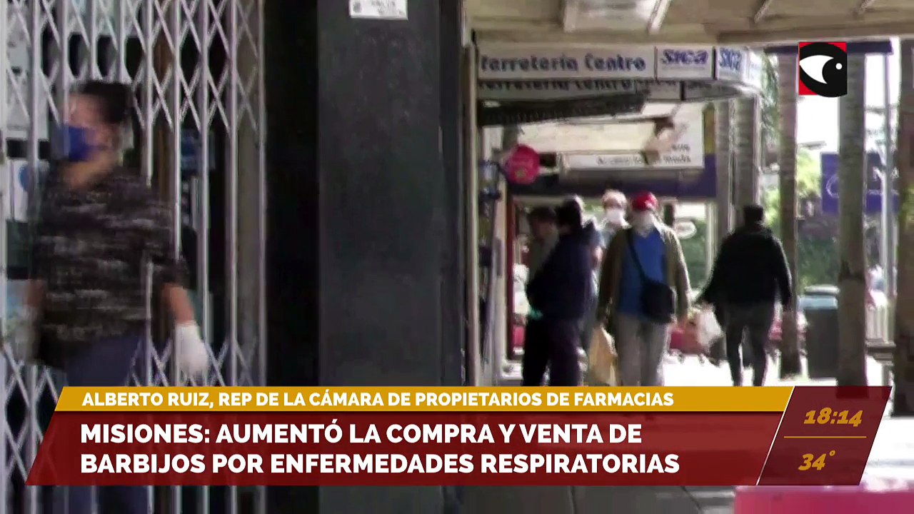 Misiones: Aumentó la compra y venta de barbijos por enfermedades respiratorias. Entrevista con Alberto Ruiz, representante de la Cámara de Propietarios de Farmacias en Misiones.