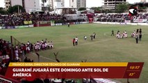 Guaraní jugará este domingo ante Sol de América. Entrevista con Franco Sosa, director técnico de Guaraní.