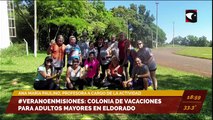 #VeranoEnMisiones: Colonia de vacaciones para adultos mayores en Eldorado. Entrevista con Ana María Paulino, profesora a cargo de la actividad.
