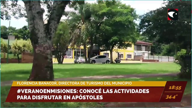 #VeranoEnMisiones: Conocé las actividades para disfrutar en Apóstoles. Entrevista con Florencia Banacor, directora de Turismo del municipio.
