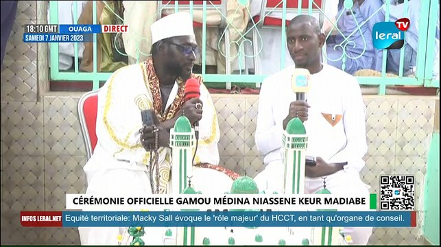 CÉRÉMONIE OFFICIELLE GAMOU MÉDINA NIASSEN KEUR MA DIABEL