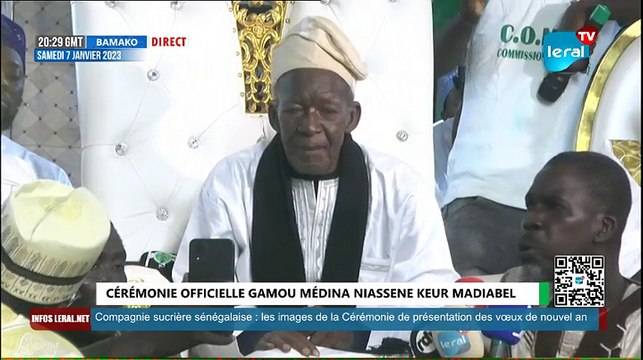 CÉRÉMONIE OFFICIELLE GAMOU MÉDINA NIASSEN KEUR MA DIABEL