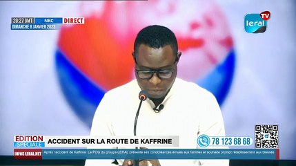 DIRECT:  ÉDITION SPÉCIALE ACCIDENT SUR LA ROUTE DE KAFFRINE