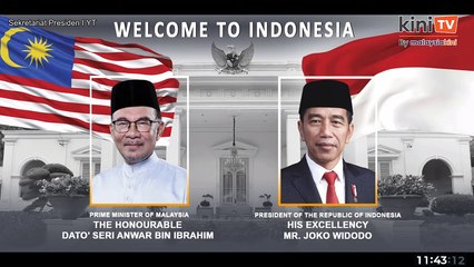 LIVE: Prime Minister Anwar Ibrahim meets Indonesia's Joko Widodo