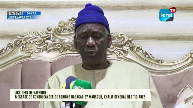 DIRECT: Déclaration de Serigne Babacar Sy Mansour suite à l’accident survenu à Kaffrine