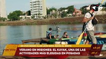 #VeranoEnMisiones: El kayak, una de las actividades más elegidas en Posadas.