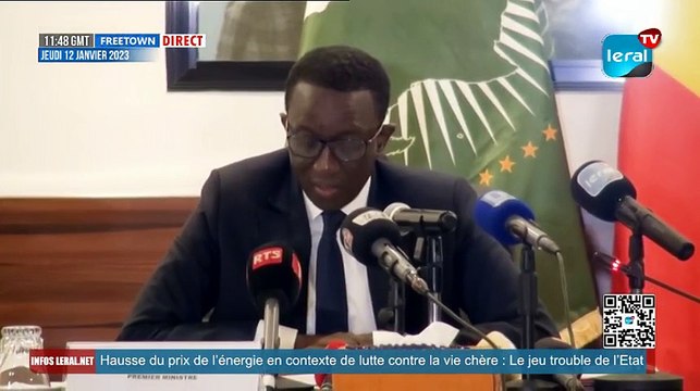 EN DIRECT point de presse du DG de la SENELEC PAPE SAMBA BITEYE