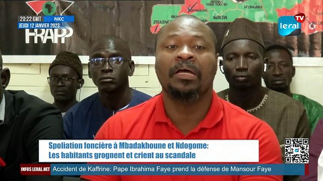 Spoliation fonciere a Mbadakhoune et Ndogome - Les habitants grognent et crient au scandale