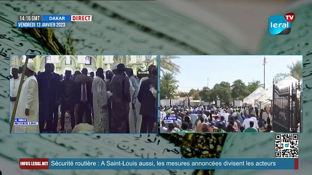 PRIERE DU VENDREDI 13/01/2023 A LA GRANDE MOSQUEE MASSALIKOUL DJINANE