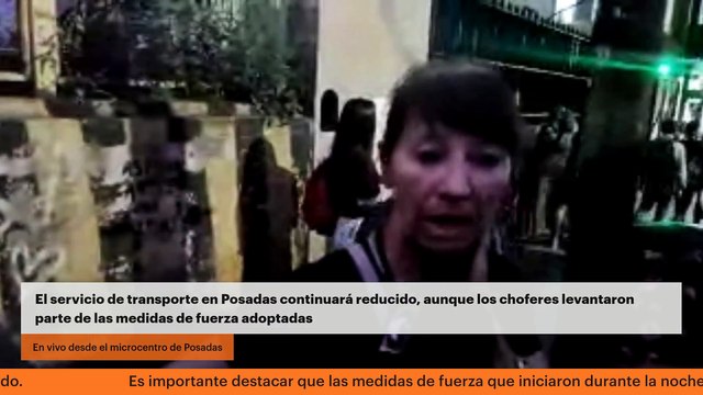 Situación actual del transporte urbano de colectivos en Posadas