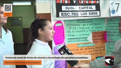 Instancia zonal de ferias de ciencia y tecnología de escuelas posadeñas.