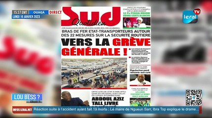 direct de Louga arrivée du ministre de l'intérieur  sur ls lieux de l'accident