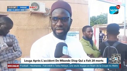 EN DIRECT : Hôpital Louga Après L'accident De Mbande Diop Qui a Fait 20 M0rts