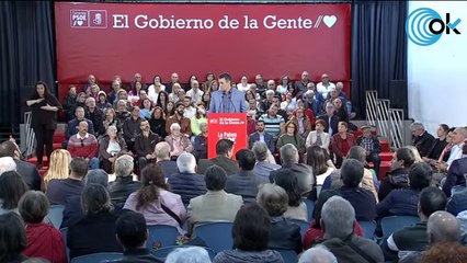 Acto de Pedro Sánchez en La Palma