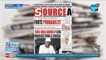 LOU BESS ? XIBAAR YI 15H GMT - CE 28/01/ 2023- PR: AL AMINE #LERALTV