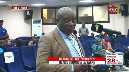 EN DIRECT LE PROCÈS DES ÉVÉNEMENTS DU 28 SEPT / AUDIENCE DU 1er FEVRIER 2023 2023