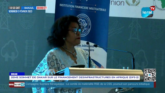 2eme SOMMET DE DAKAR SUR LE FINANCEMENT DES INFRASTRUCTURES EN AFRIQUE (DFS-2)