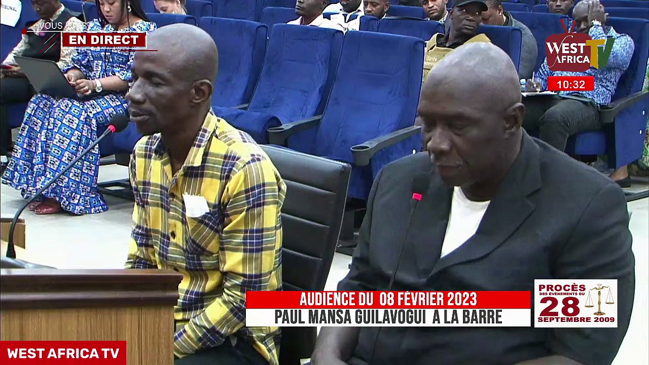 EN DIRECT LE PROCES DU 28 SEPT 2009 / AUDIENCE DU 08 FEV 2023