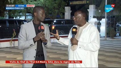 Visite du chef de l'Etat S.E Macky SALL dans la région de Thiés #LERALTV