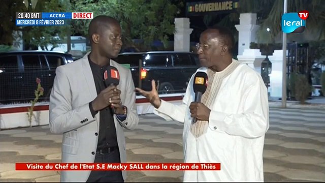 Visite du chef de l'Etat S.E Macky SALL dans la région de Thiés #LERALTV