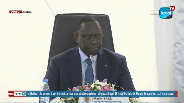 CONSEIL PRESIDENTIEL SUR LE DEVELOPPEMENT DE LA REGION DE THIES