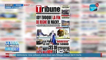 LU BESS ?XIBAAR YI 15H GMT - CE 10/02/ 2023 - PR: Al Amine Senghor #LERALTV