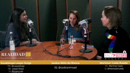 Realidad-ES: Saskia Niño hablando de su Podcast privadas de la libertad