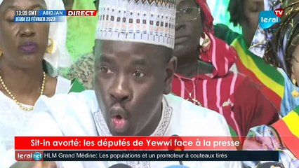 Sit-in avorté: les députés de Yewwi face à la presse