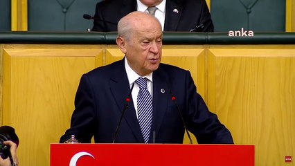 Devlet Bahçeli, partisinin grup toplantısında konuşuyor #canlı