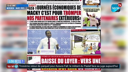 [ DIRECT ]LU BESS ?XIBAAR YI 15H GMT - CE 01/03/ 2023 #LERALTV