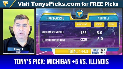 Game Day Picks Show Live Expert NCAAB Picks - Predictions, Tonys Picks 3/2/2023