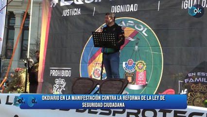 DIRECTO: Manifestación contra la reforma de la Ley de Seguridad Ciudadana