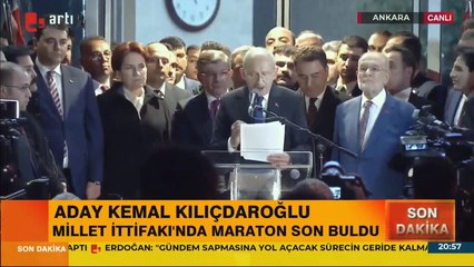 Millet İttifakı'nın kritik Toplantısı sona erdi... Kılıçdaroğlu'nun adaylığının açıklanması bekleniyor