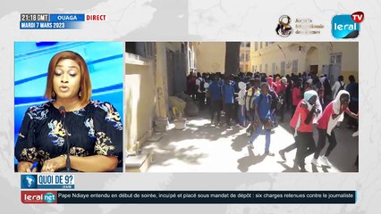 [ DIRECT ] QUOI DE 9 ? LES INFOS 21H GMT - CE 07/03/ 2023- PR: FATIMATA COULIBALY #LERALTV