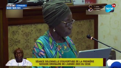 ÉANCE SOLONNELE D'OUVERTURE DE LA PREMIÈRE SESSION ORDINAIRE DE L'ANNEE 2023 DU CESE