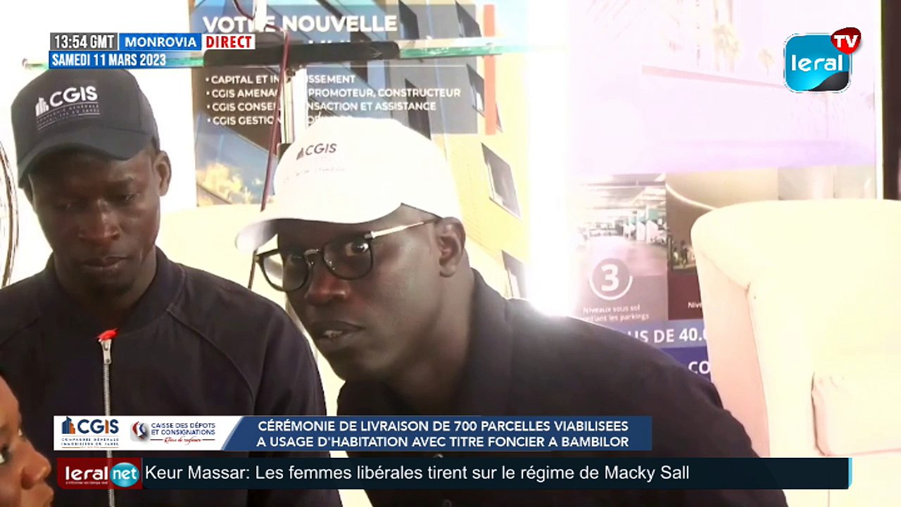 CÉRÉMONIE DE LIVRAISON DE 700 PARCELLES VIABILISEES A USAGE D'HABITATION AVEC TITRE FONCIER A BAMBILOR