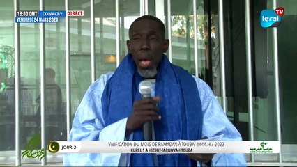 VIVIFICATION du mois béni de Ramadan 1444h -2023 à la Résidence Cheikhoul Khadim 2eme Jour