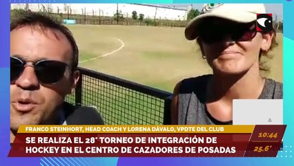 Posadas: se realiza el 28° Torneo de Integración de Hockey en el Centro de Cazadores