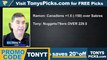 Game Day Picks Show Live Expert NHL NBA Picks - Predictions, Tonys Picks 3/27/2023