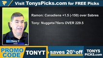 Game Day Picks Show Live Expert NHL NBA Picks - Predictions, Tonys Picks 3/27/2023