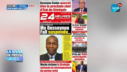 LU BESS ?XIBAAR YI 15H GMT - CE 30/03/ 2023