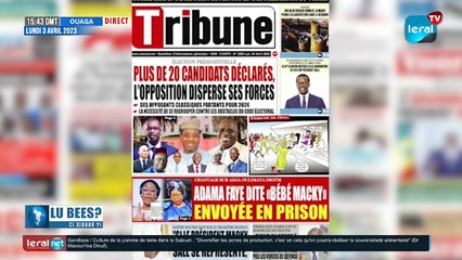 LU BESS ?XIBAAR YI 15H GMT - CE 03/04/ 2023 THIALLA LOUM