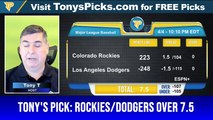 Game Day Picks Show Live Expert MLB NHL Picks - Predictions, Tonys Picks 4/4/2023