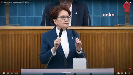 Meral Akşener, İYİ Parti grup toplantısında konuşuyor