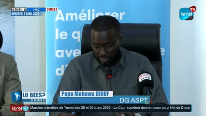 LU BESS ?XIBAAR YI 20H GMT - CE 05/03/ 2023 - PR: AMINATA TRAORE #LERALTV