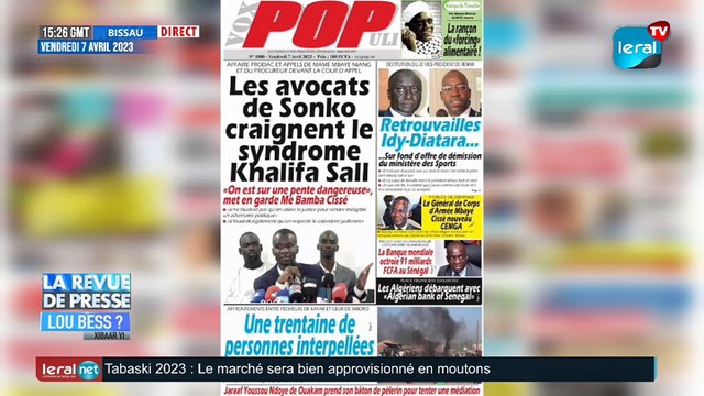 XIBAAR YI 13H SUR LERAL FM DU 07 AVRIL 2023 AVEC Thialla Loum