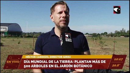 Día Mundial de la Tierra: plantan más de 500 árboles en el Jardín Botánico de Posadas